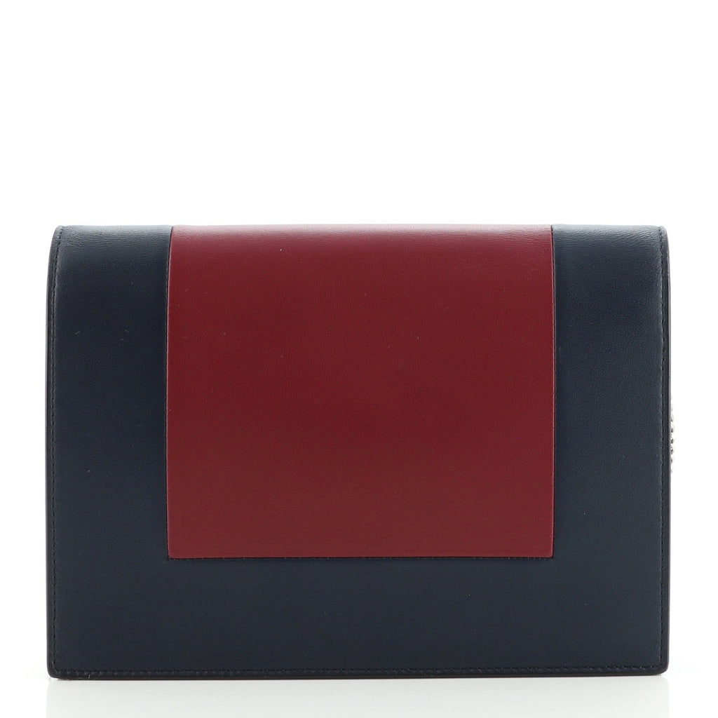 Frame Evening Clutch on Chain Leather