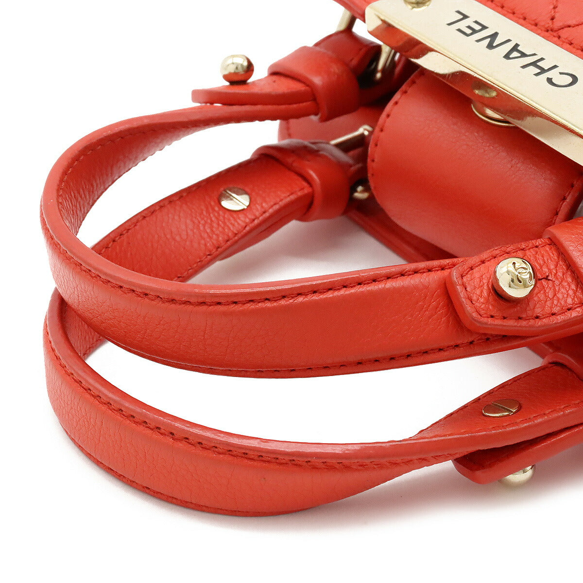 Chanel Leather Matelassé 2way Handbag