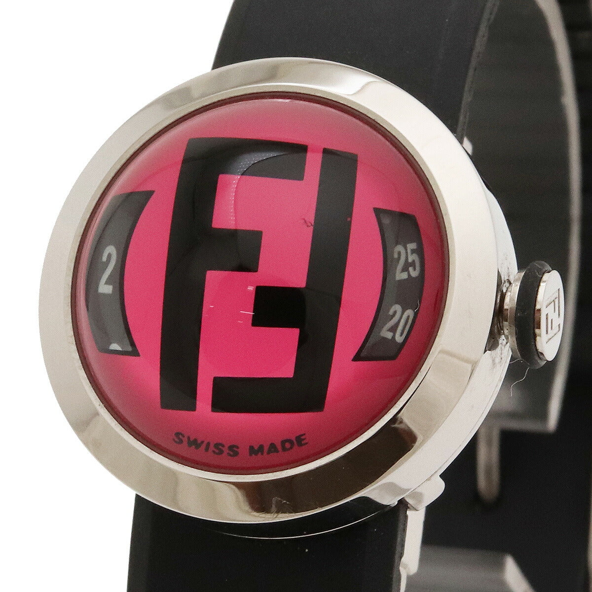 Fendi Pink Dial Boostra Quartz Watch 8010L