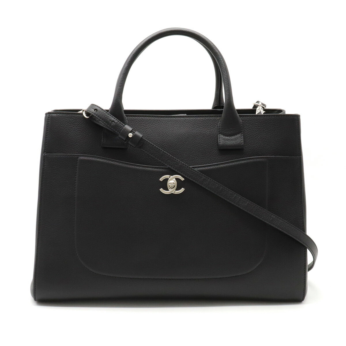 Chanel Leather Neo Executive Line Coco Mark 2way Bag A69931