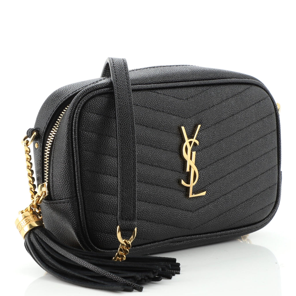 Lou Camera Bag Matelasse Chevron Leather Mini