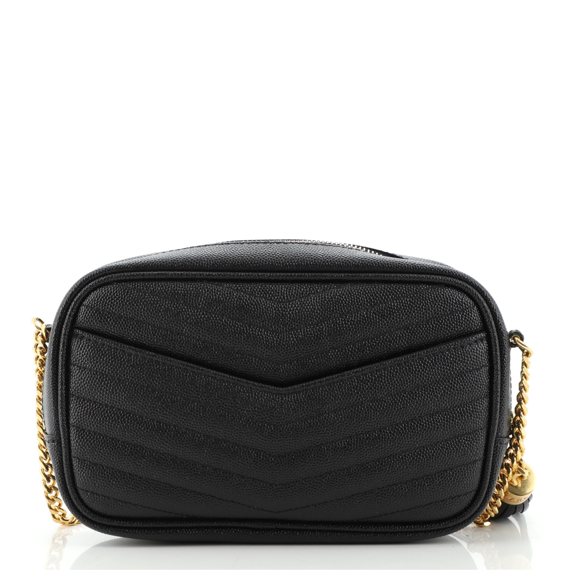 Lou Camera Bag Matelasse Chevron Leather Mini