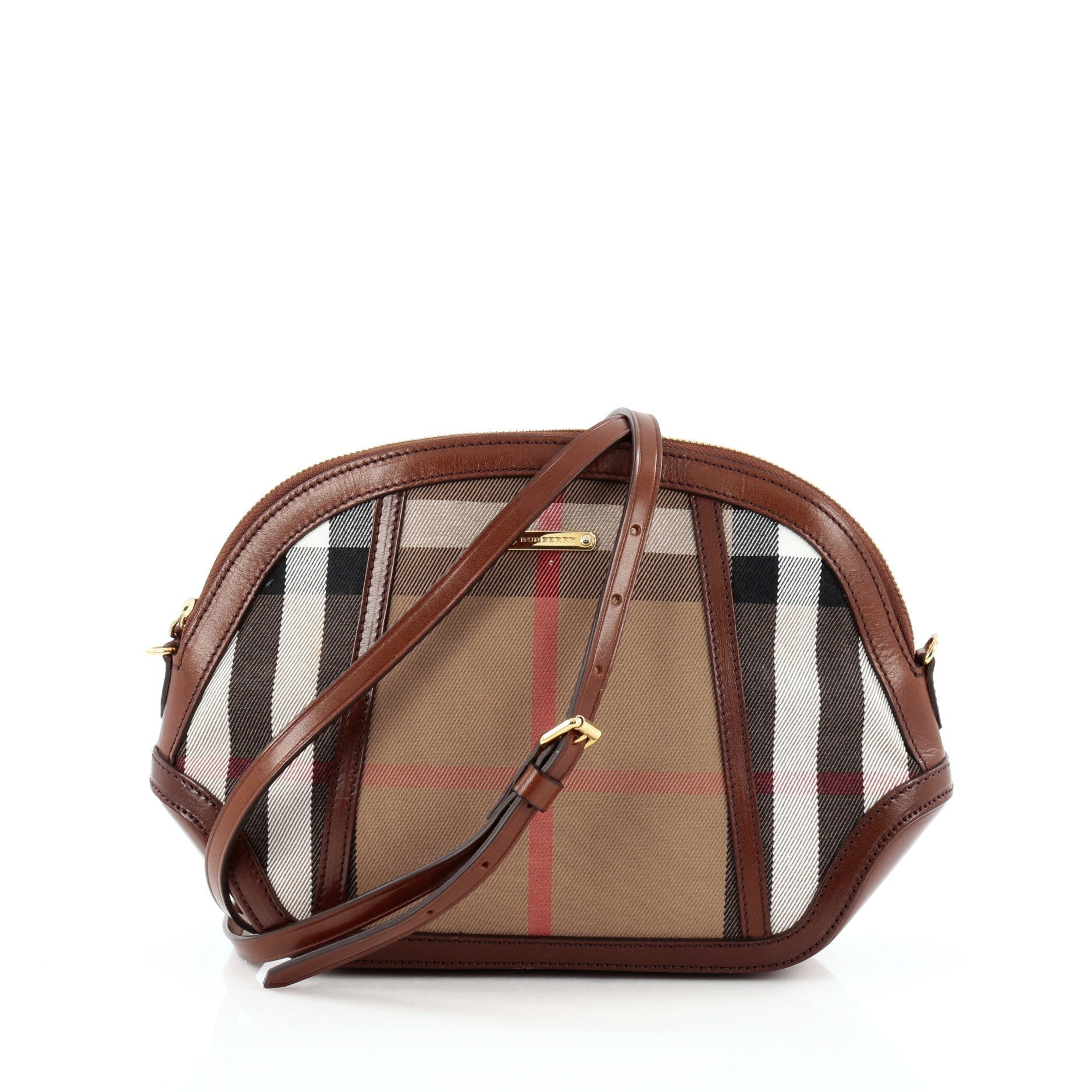 Orchard Crossbody Bag House Check Canvas and Leather Mini