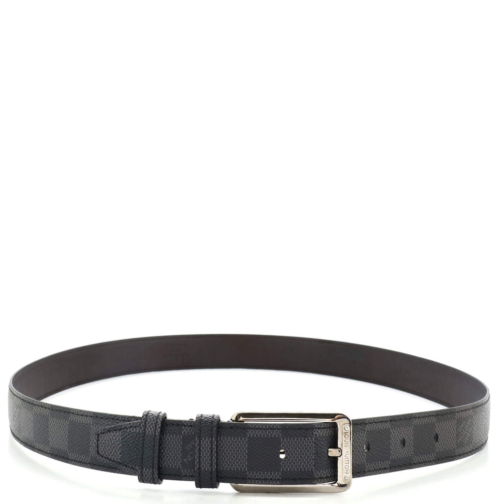 Ceinture Force Belt Damier Graphite Medium 95