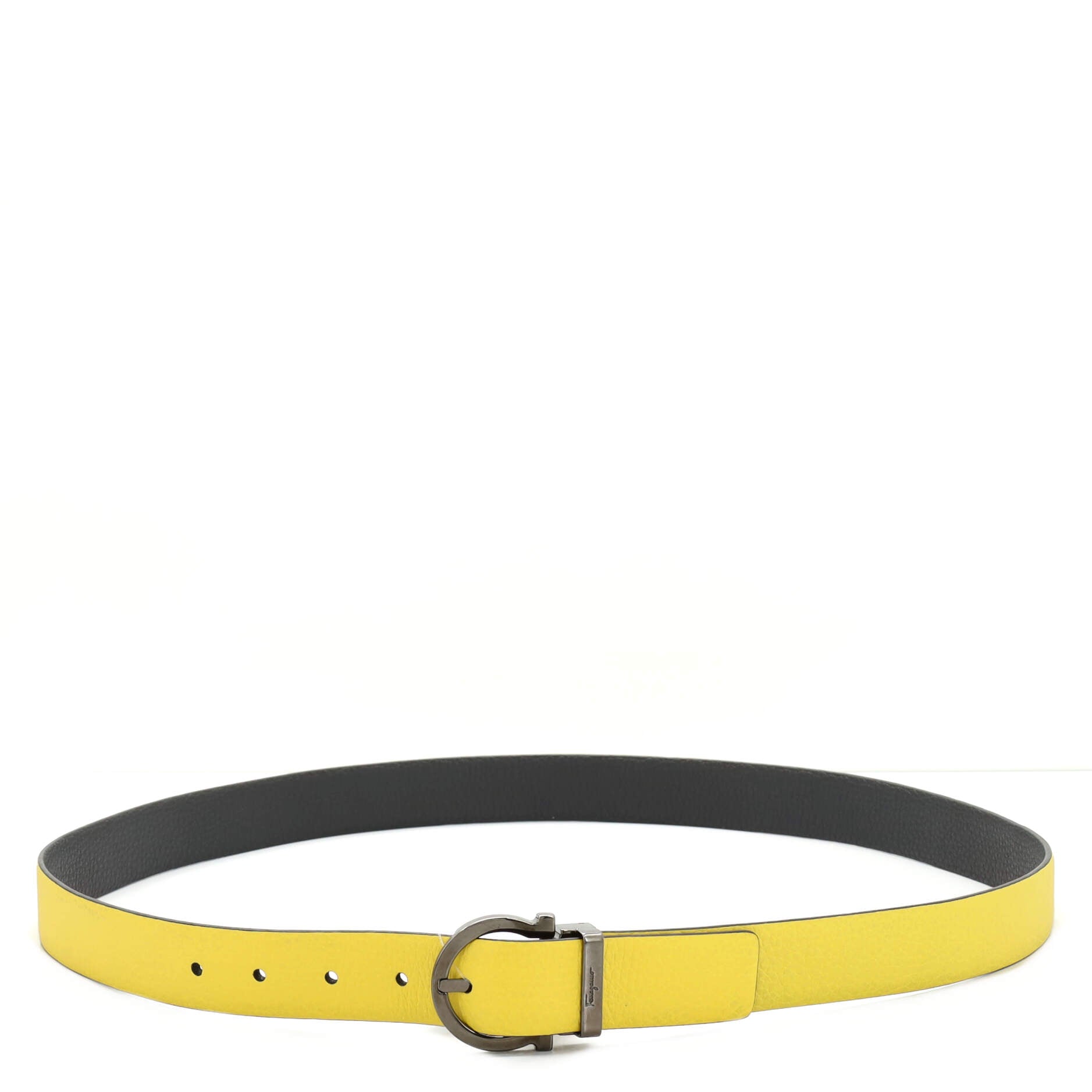 Gancini Buckle Reversible Belt Leather Medium 110