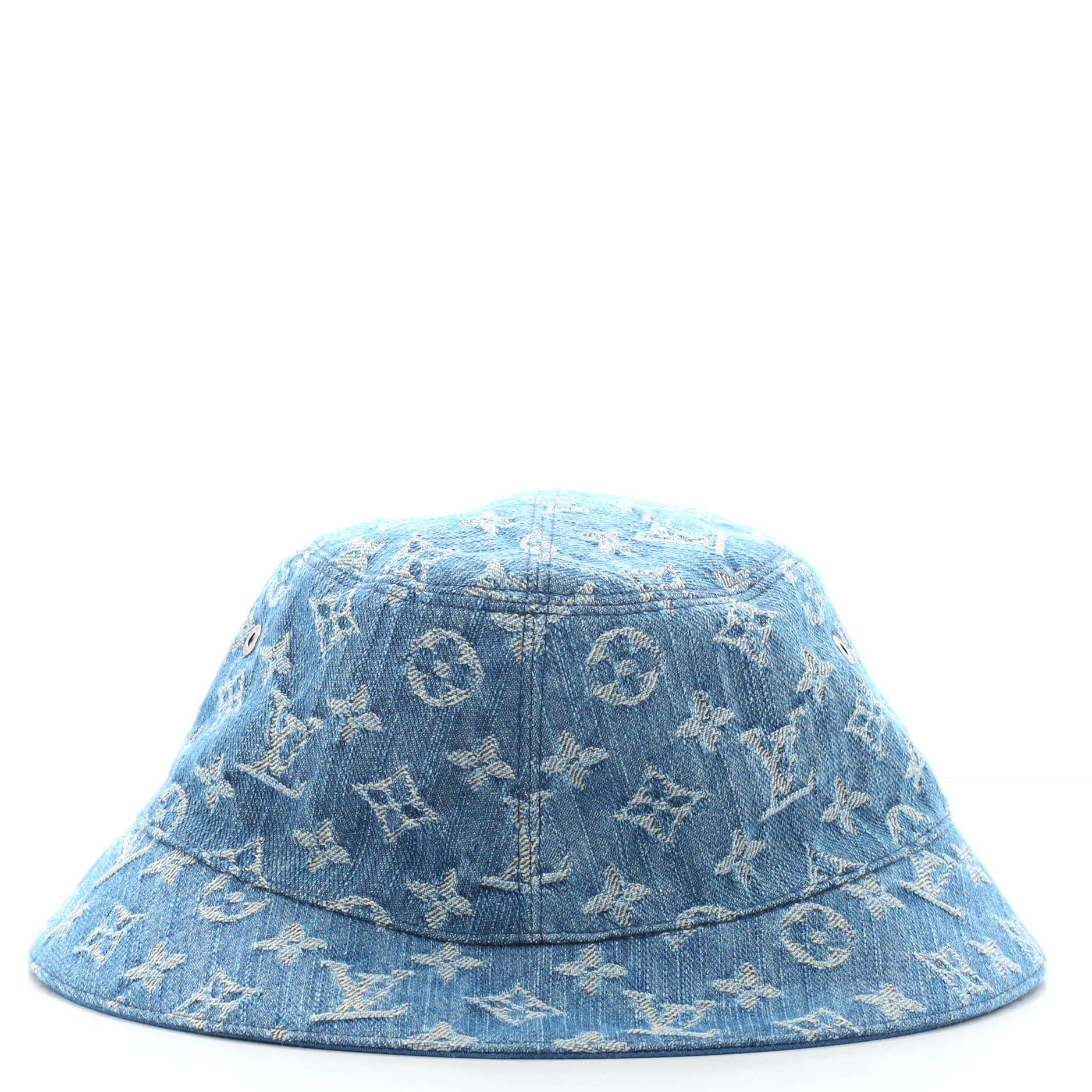 Essential Reversible Bucket Hat Monogram Denim XXL