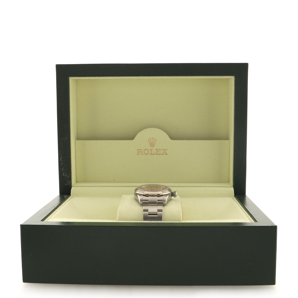 Oyster Perpetual Automatic Watch Stainless Steel and White Gold 31