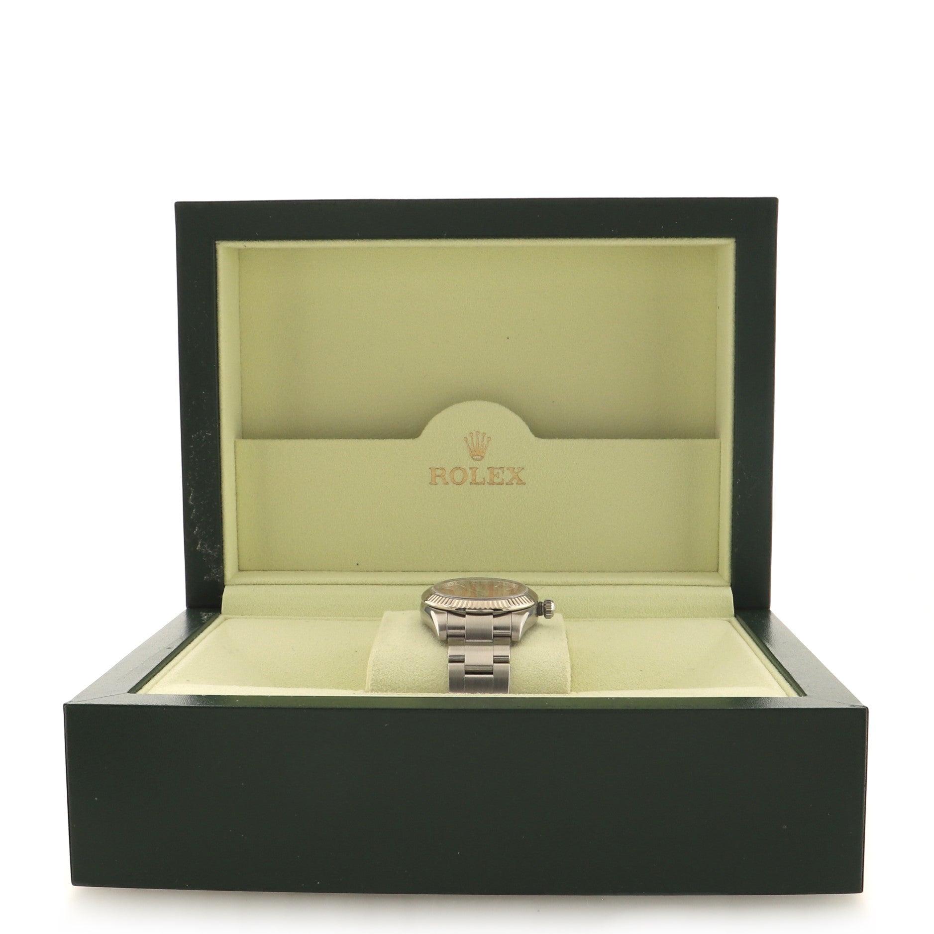 Oyster Perpetual Automatic Watch Stainless Steel and White Gold 31