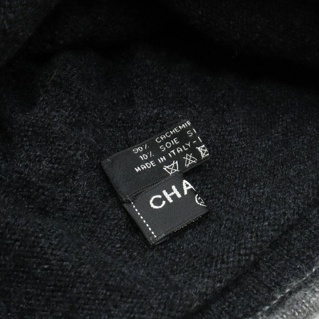 Chanel Cashmere Silk Coco Mark Knit Cap Hat