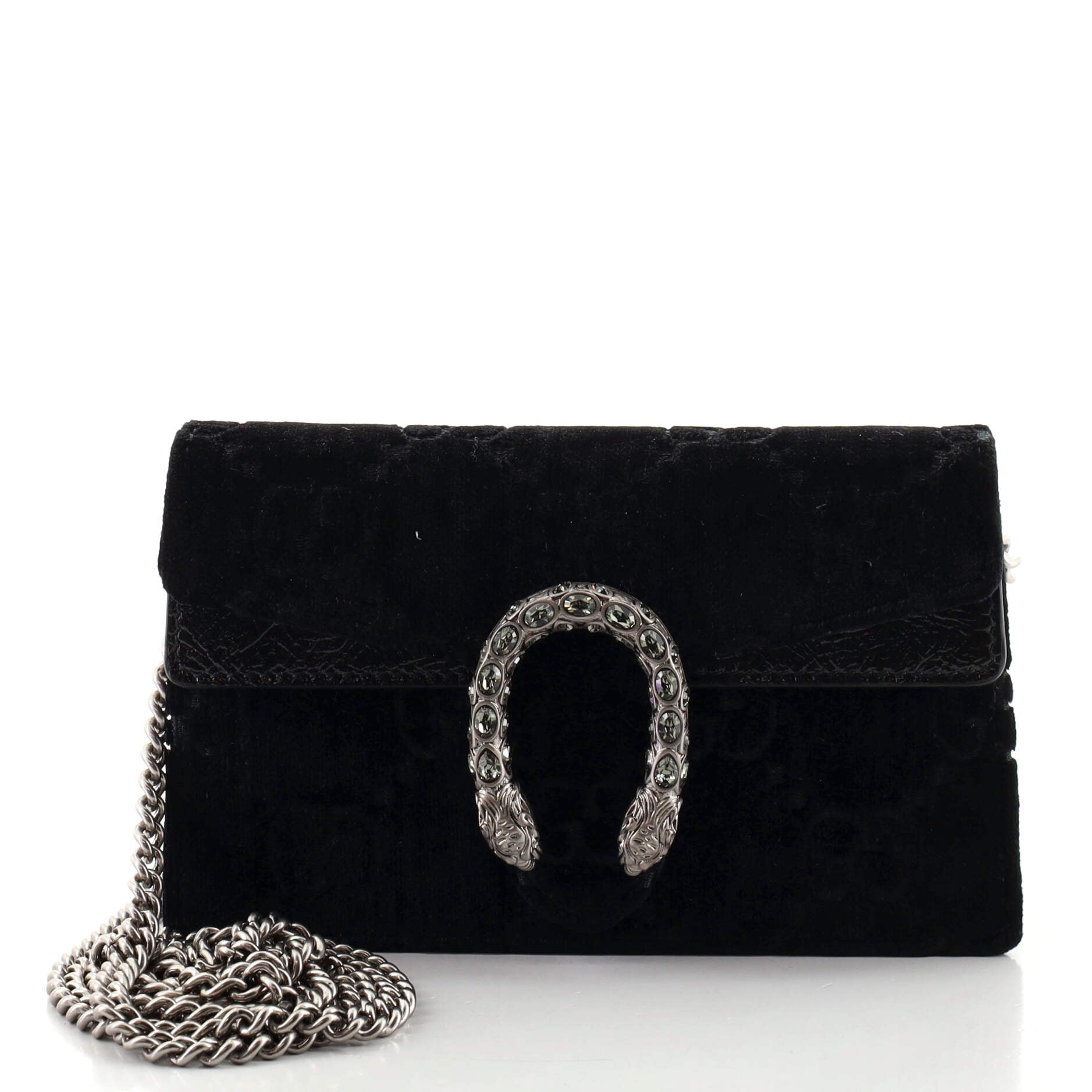 Dionysus Bag GG Velvet Super Mini