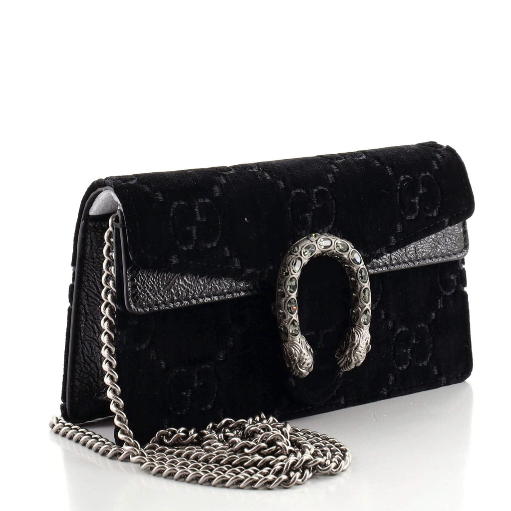Dionysus Bag GG Velvet Super Mini