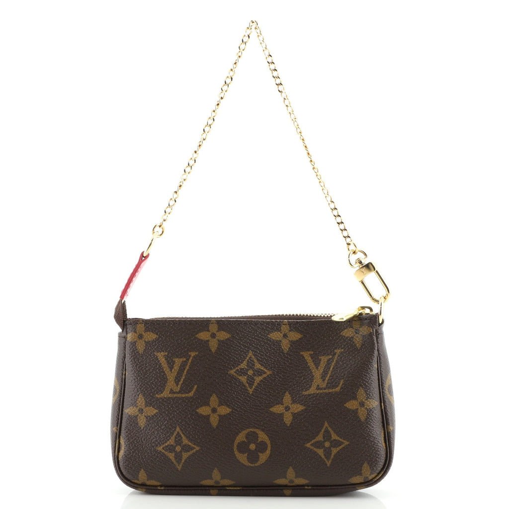 Pochette Accessoires Limited Edition Vivienne Xmas Monogram Canvas Mini