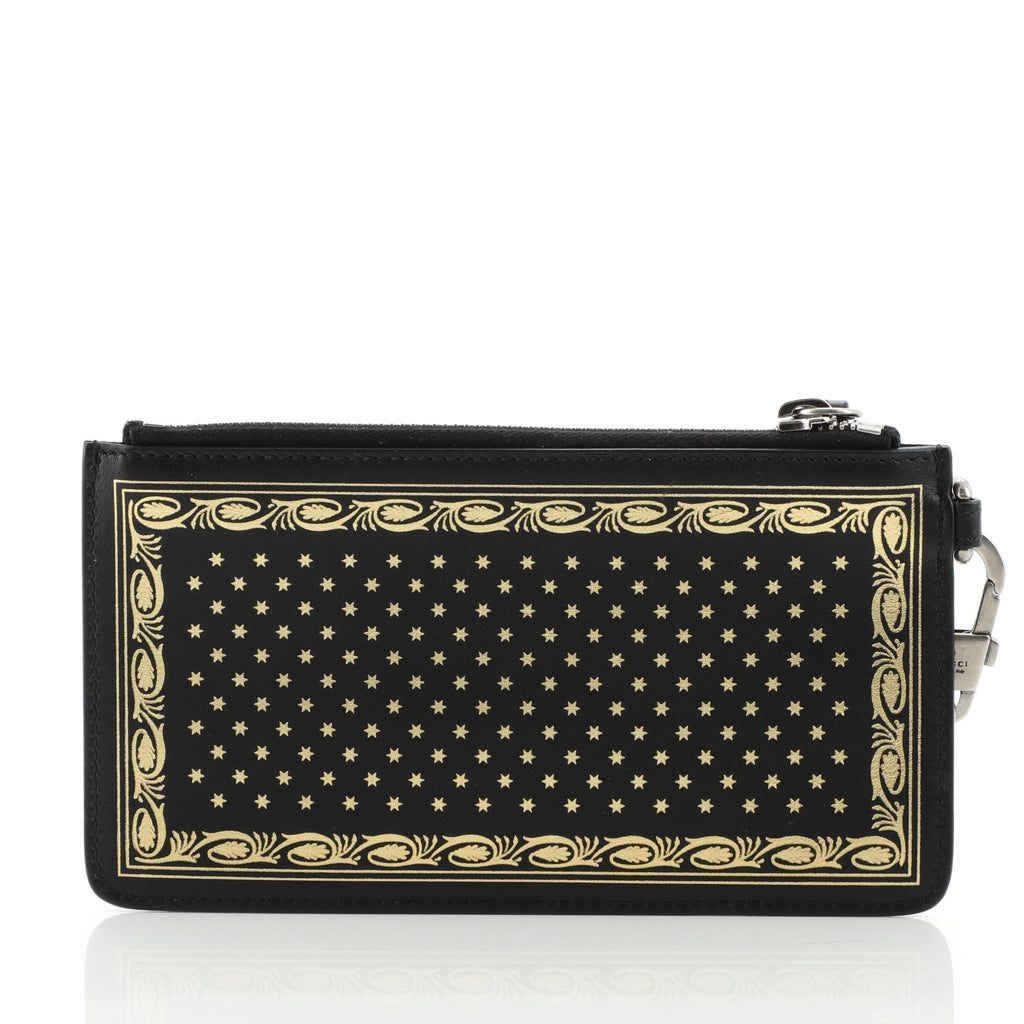 Wristlet Clutch Limited Edition Printed Leather Small