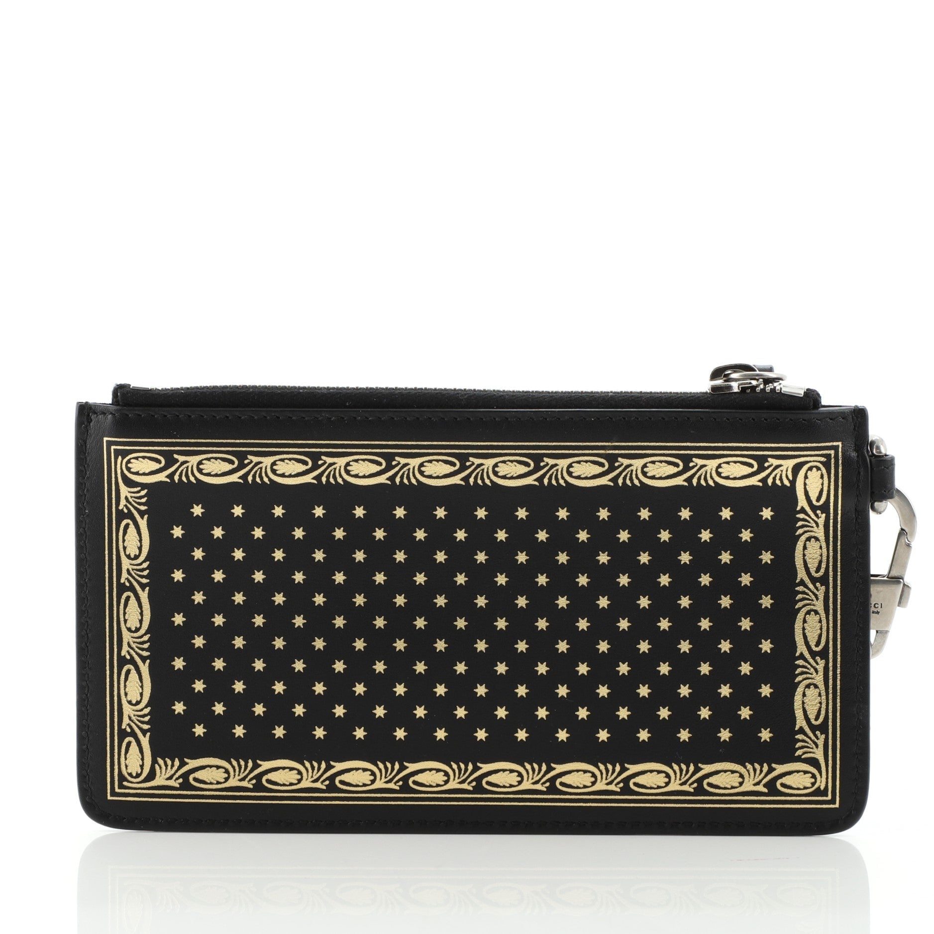 Wristlet Clutch Limited Edition Printed Leather Small