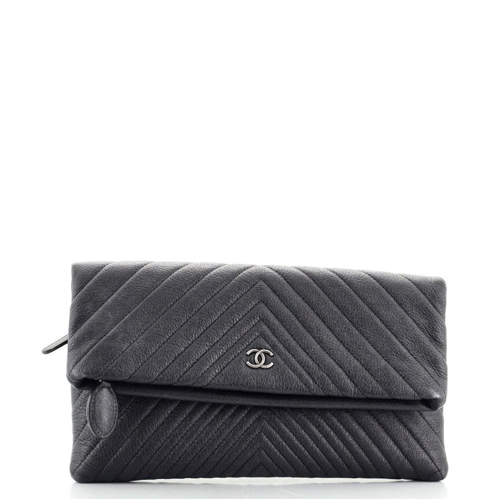 Beauty CC Clutch Chevron Calfskin