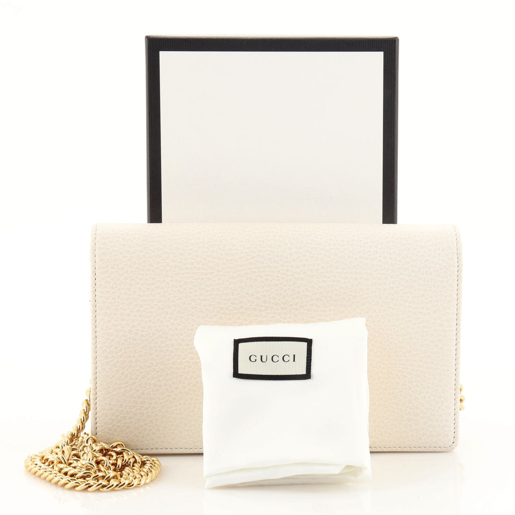 Petite GG Marmont Chain Wallet Leather Mini