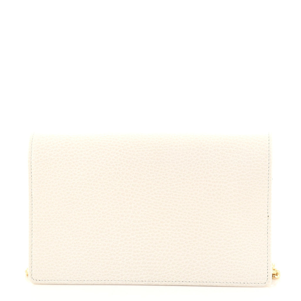 Petite GG Marmont Chain Wallet Leather Mini