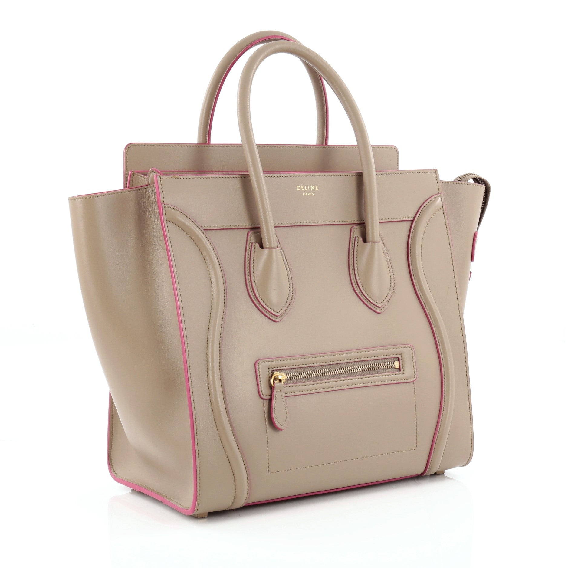 Luggage Handbag Smooth Leather Mini
