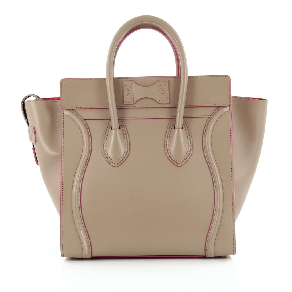 Luggage Handbag Smooth Leather Mini
