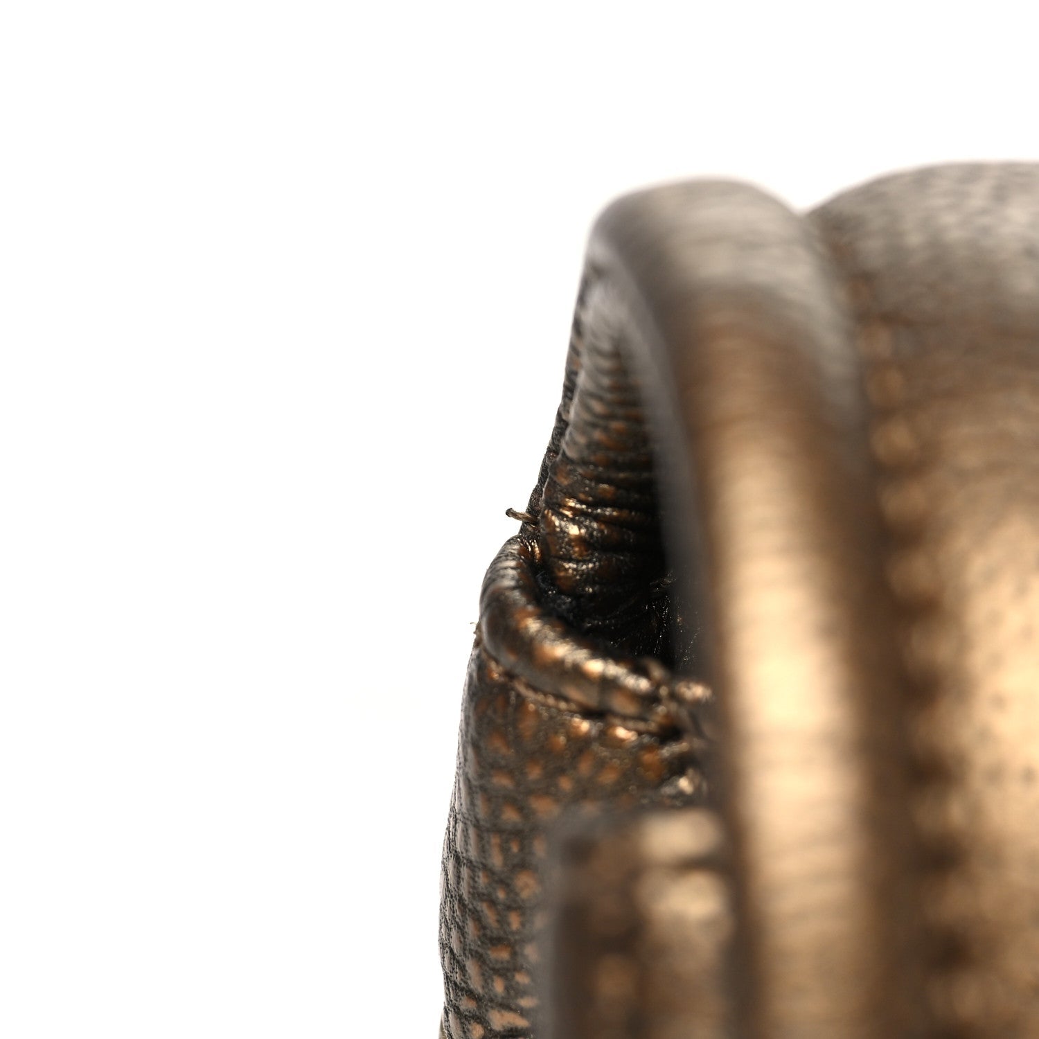 Metallic Caviar Medium Timeless CC Flap Bronze