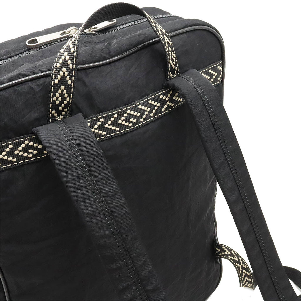 Gucci Nylon Leather Terry Cross Patch Interlocking G Backpack 536724