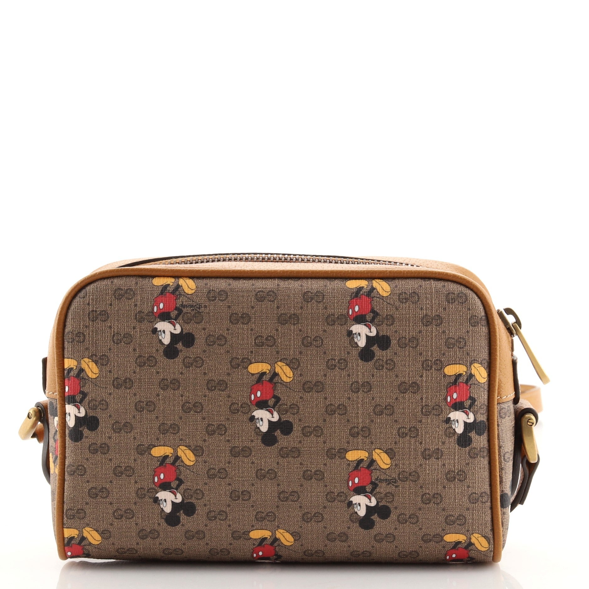 Disney Mickey Mouse Shoulder Bag Printed Mini GG Coated Canvas Mini