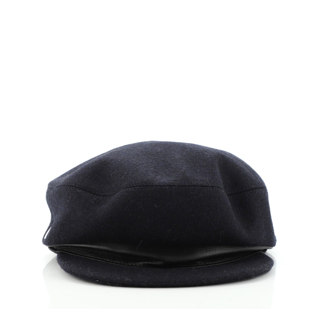 Dani Cap Wool with Leather Medium