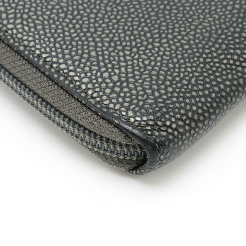Chanel Caviar Skin Coco Mark Long Wallet A50071