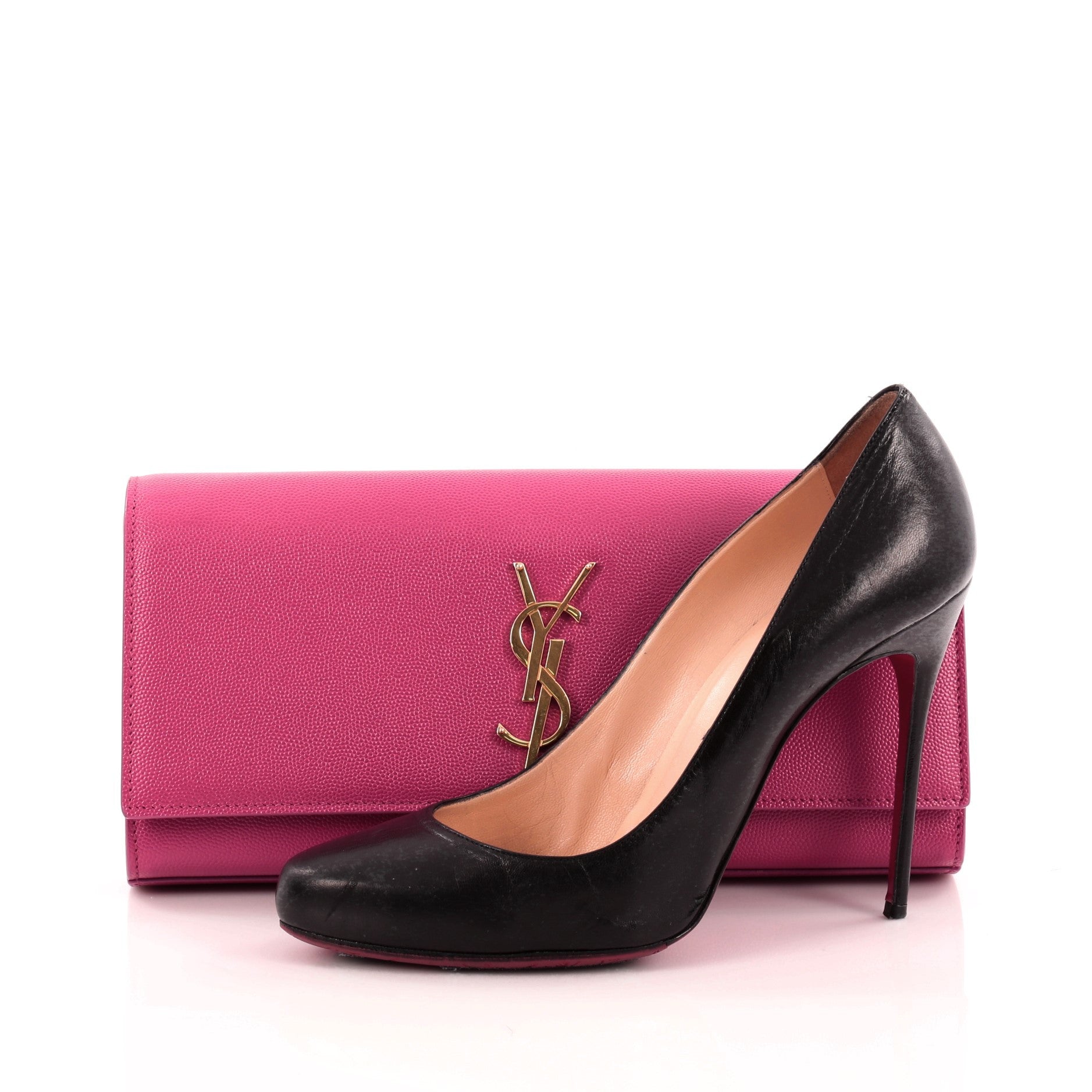 Classic Monogram Clutch Leather Medium