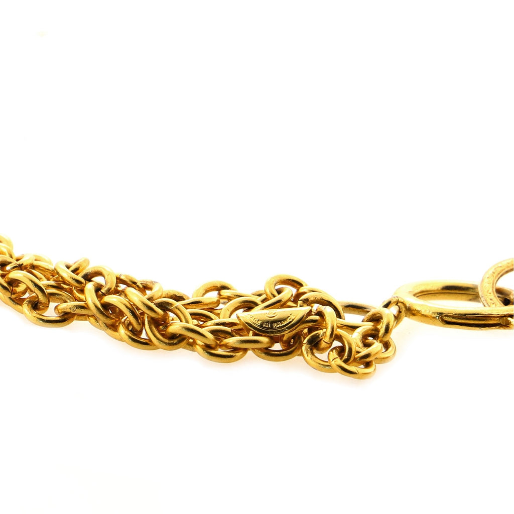 Vintage Multi-Chain Flap Bag Belt Metal 0