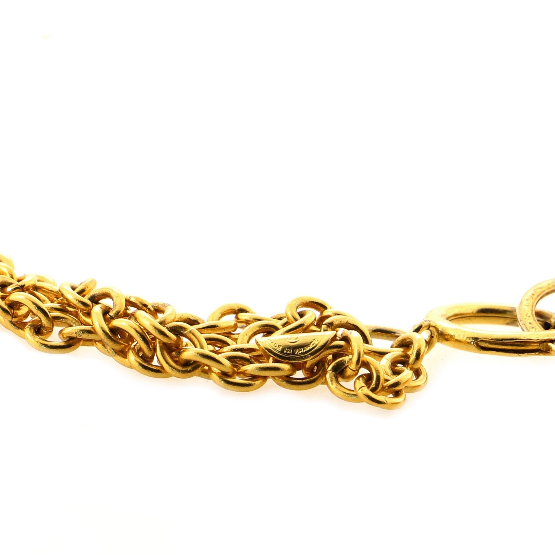 Vintage Multi-Chain Flap Bag Belt Metal 0