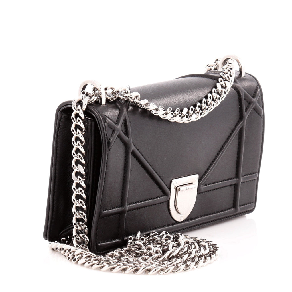 Diorama Flap Bag Grained Calfskin Mini