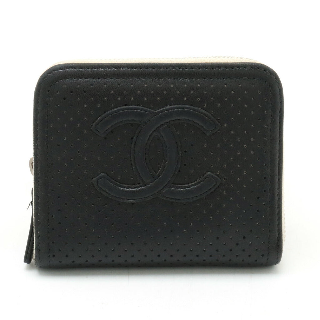 Chanel Leather Coco Mark  Case Business  Holder