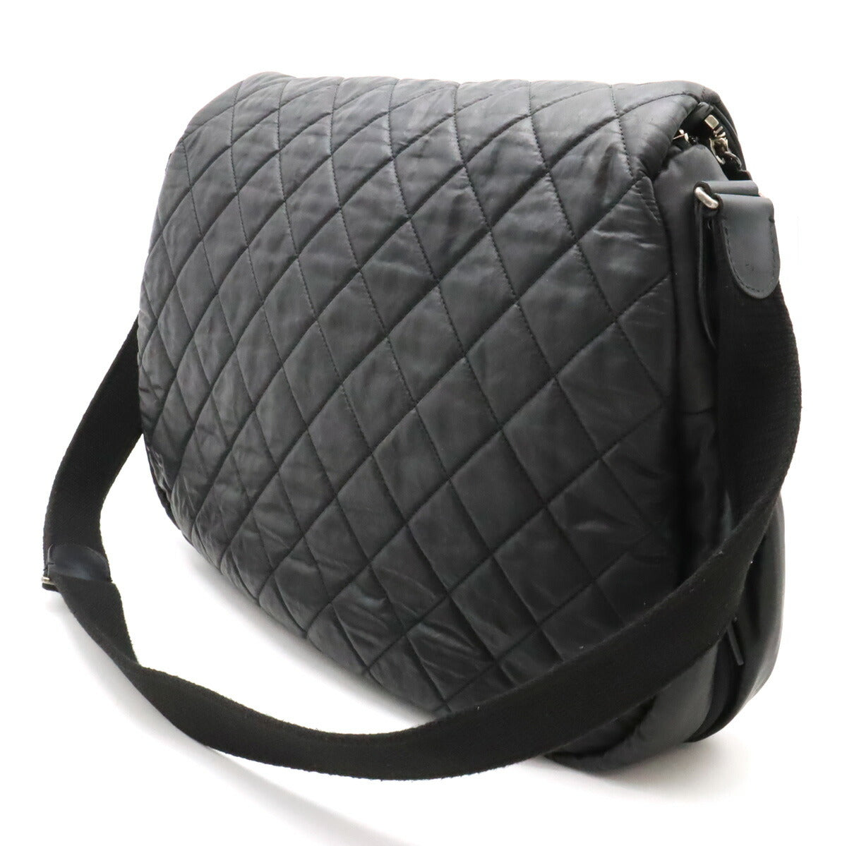 Chanel Nylon Leather Coco Cocoon 2way Shoulder Bag A66507