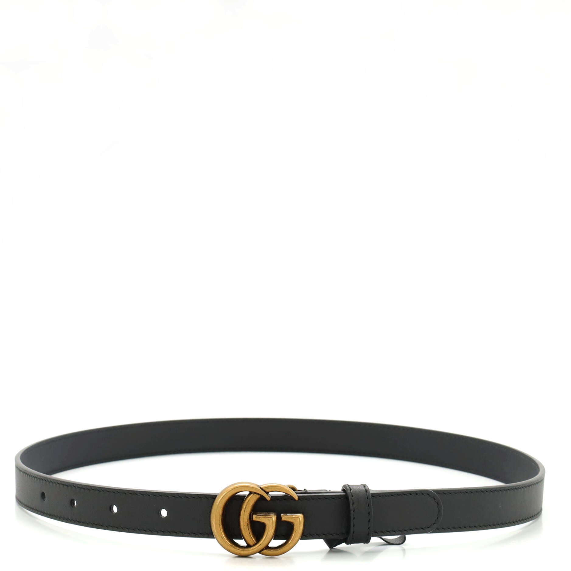 GG Marmont Belt Leather Thin 75