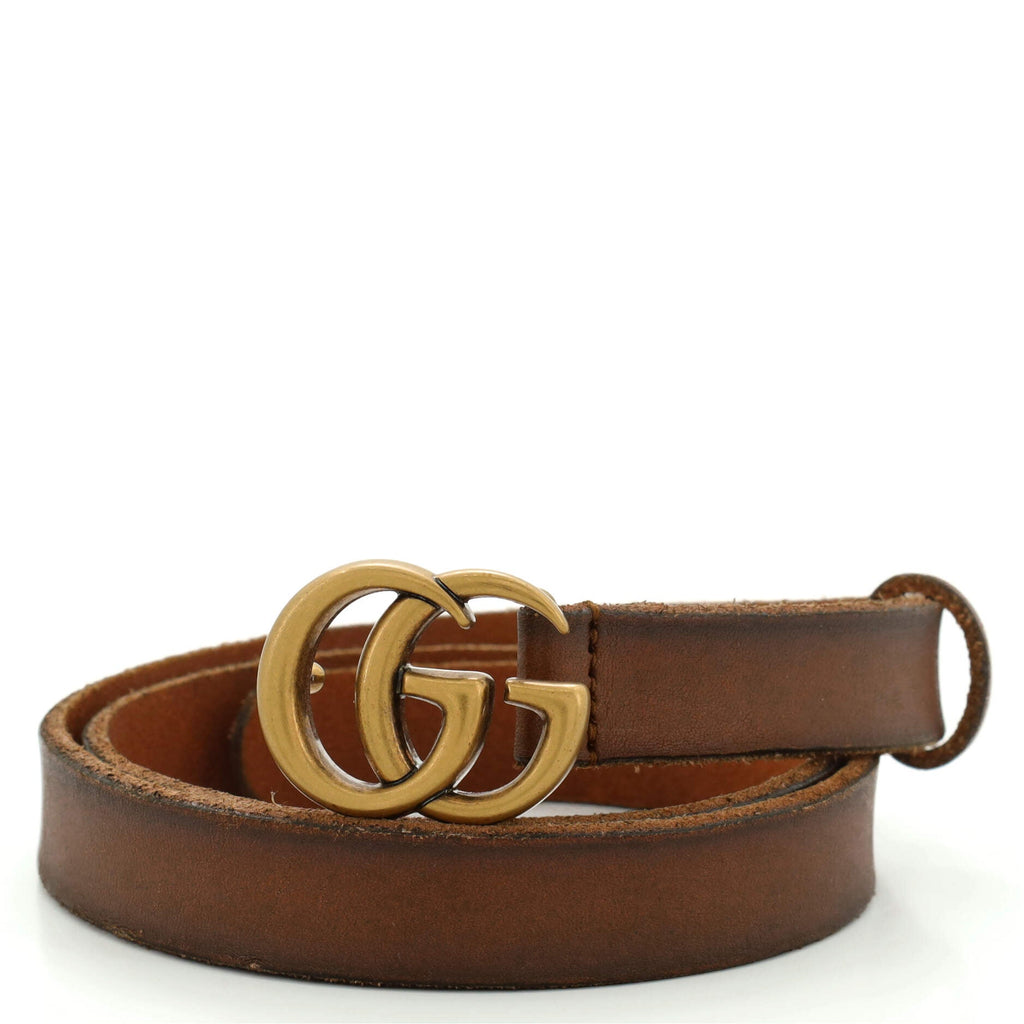 GG Marmont Belt Leather Thin 75
