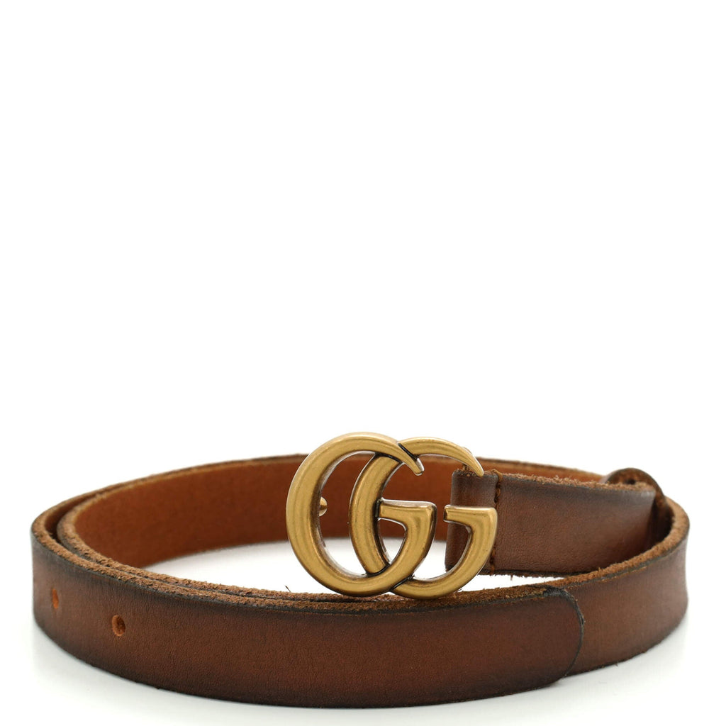 GG Marmont Belt Leather Thin 75