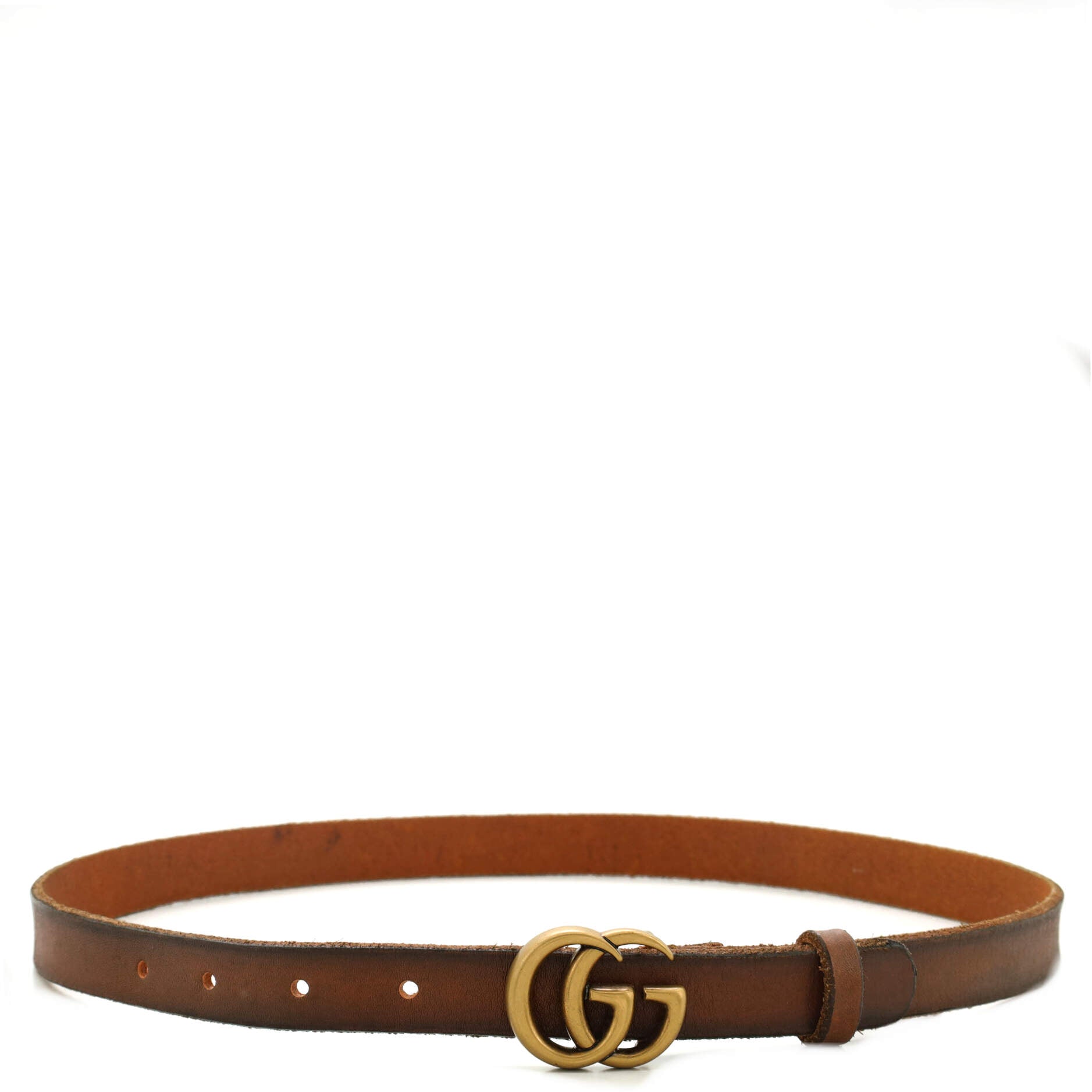 GG Marmont Belt Leather Thin 75