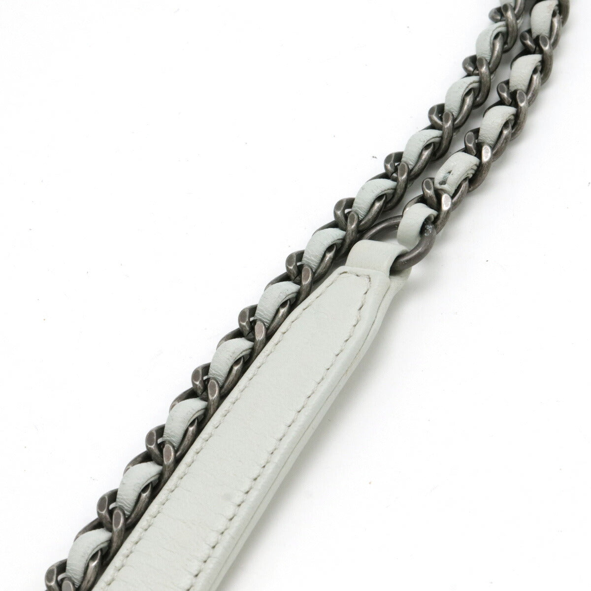 Chanel Leather Python Patchwork Coco Mark Chain Shoulder Bag