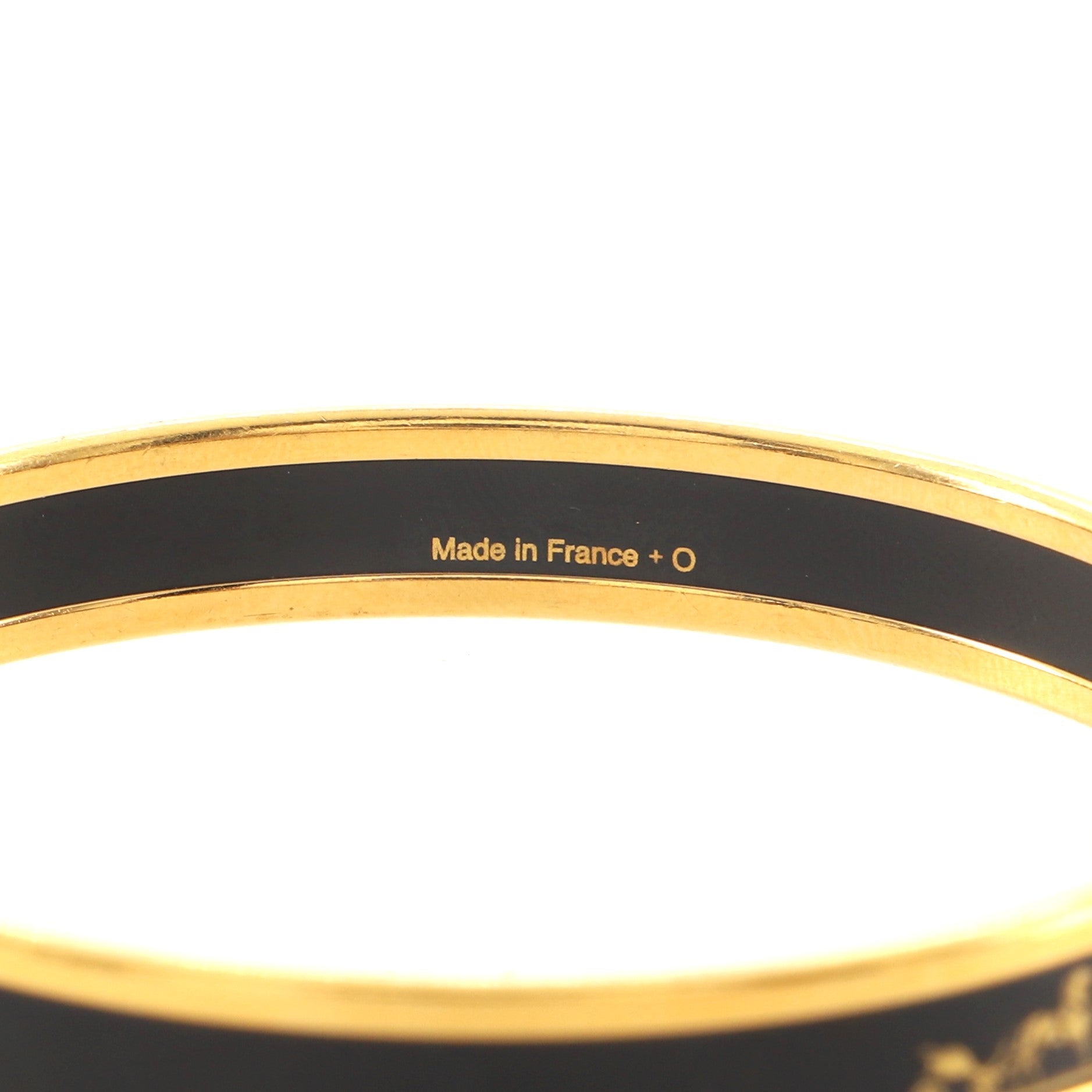 Caleche Bangle Bracelet Enamel Narrow