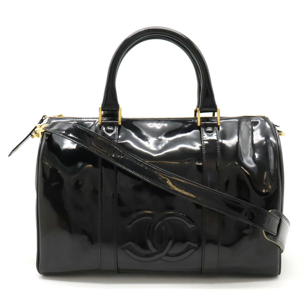 Chanel Patent Leather Coco Mark 2way Handbag