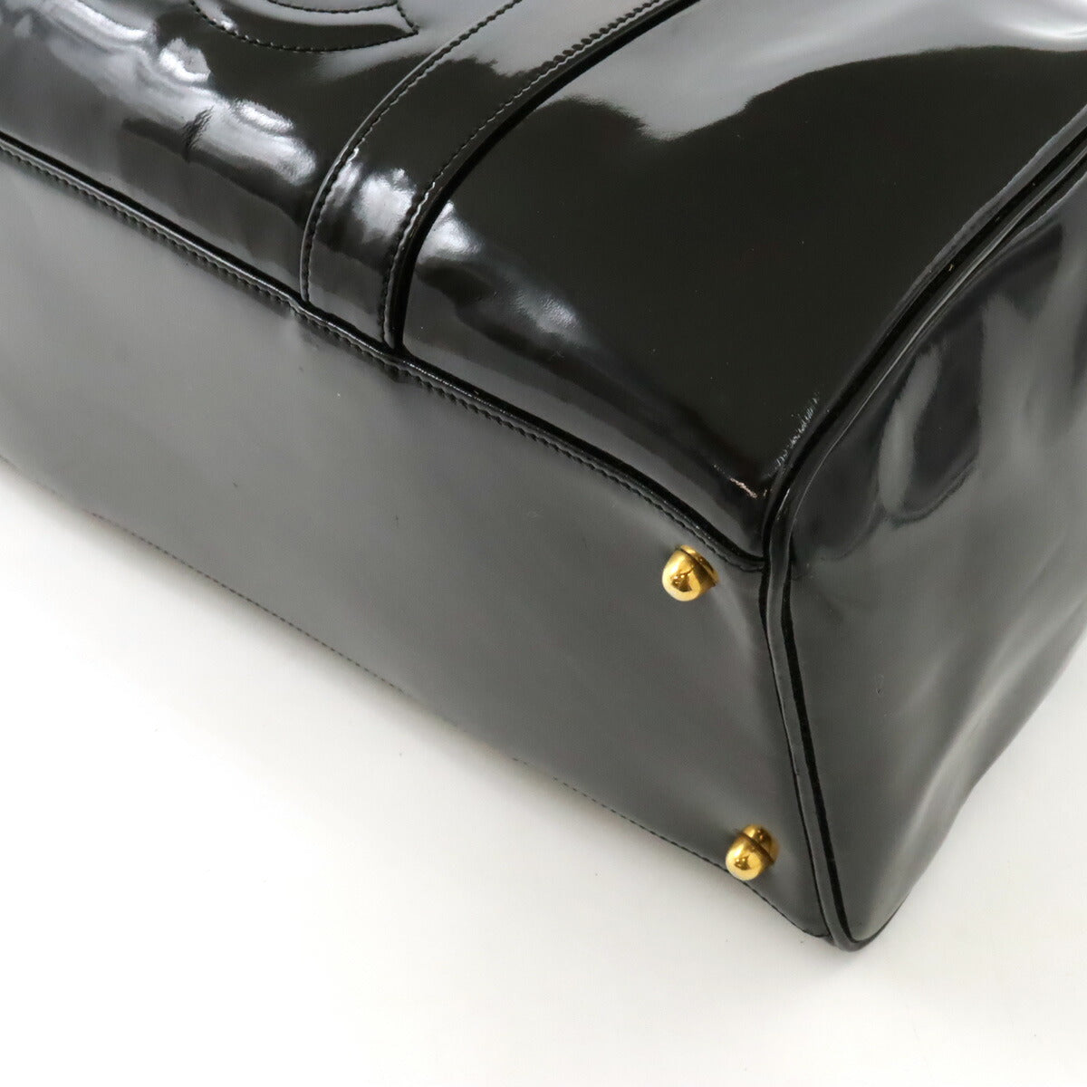 Chanel Patent Leather Coco Mark 2way Handbag