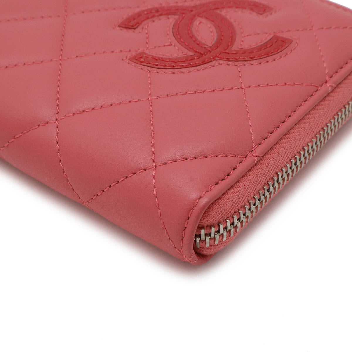 Chanel Patent Leather Simply CC Long Wallet A80213