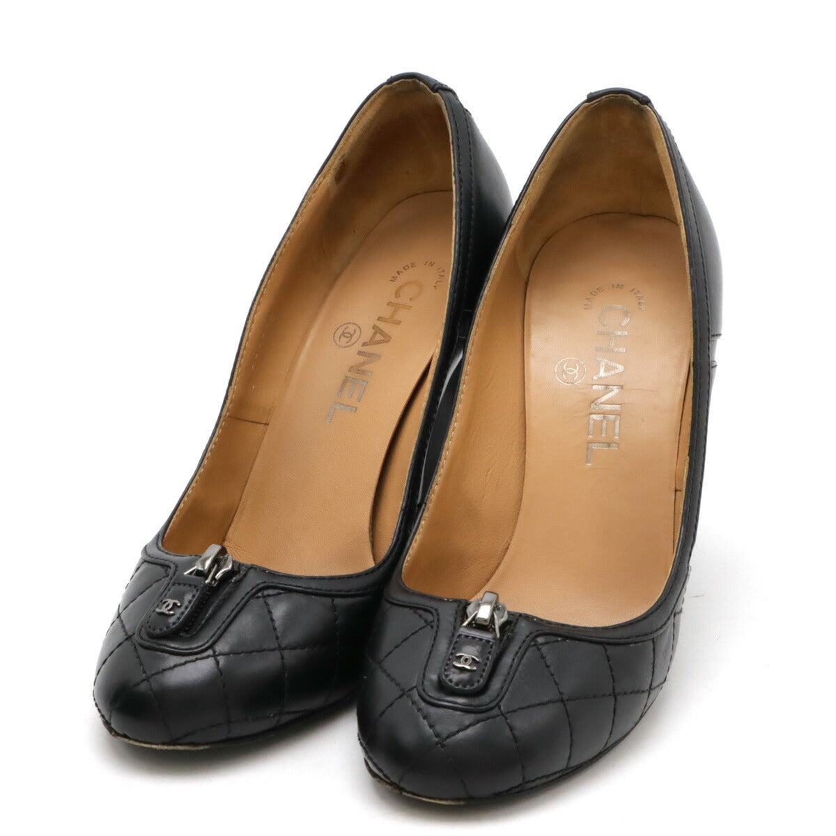 Chanel Matelasse Leather Pumps