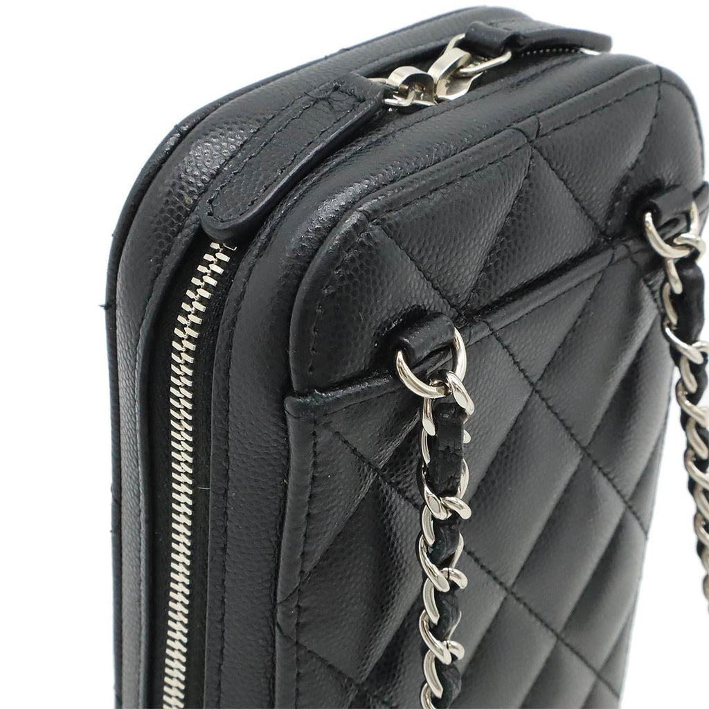 Chanel Matelasse Caviar Skin Phone Shoulder Bag