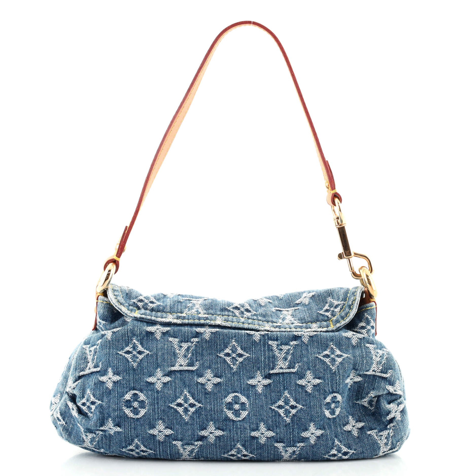 Pleaty Handbag Denim Mini