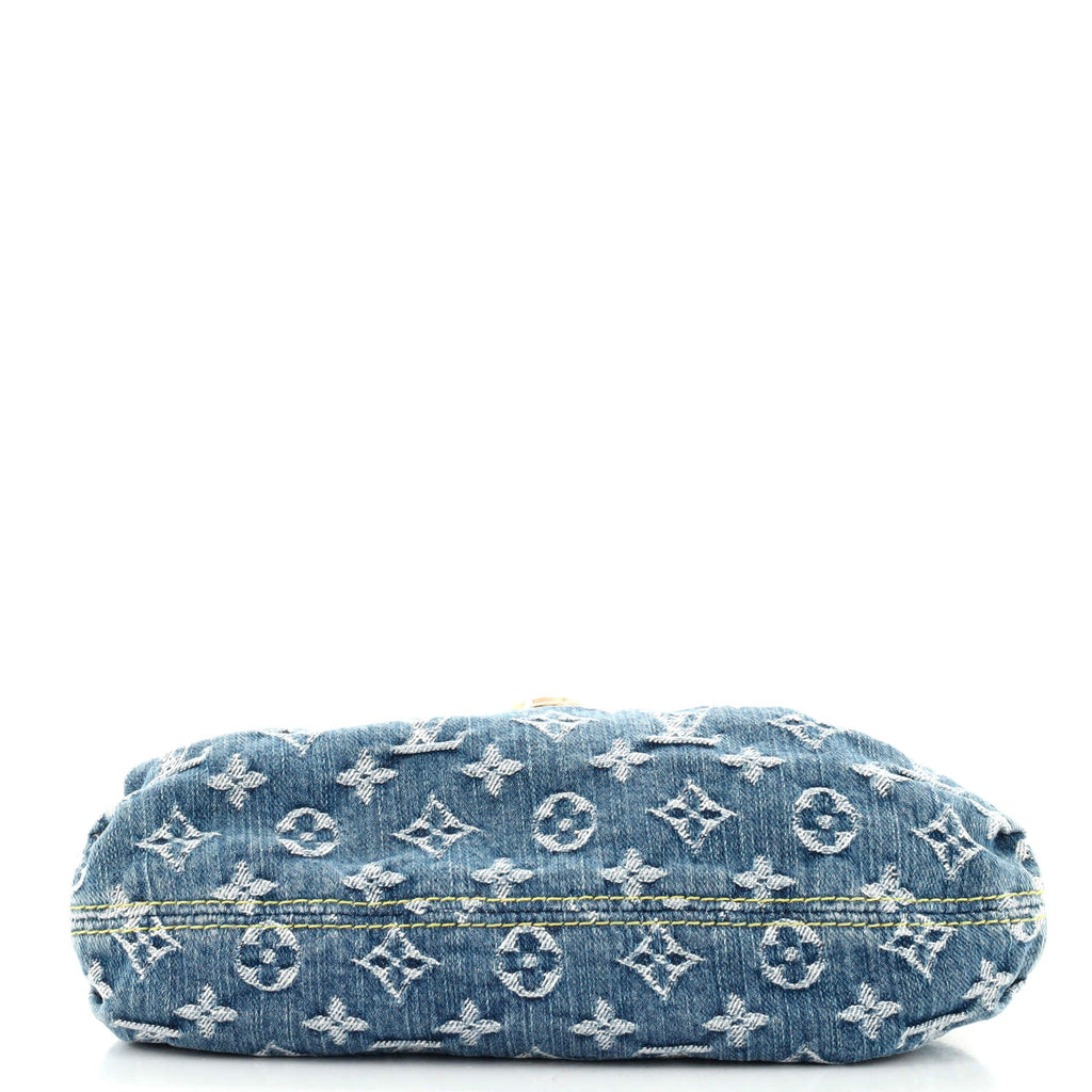 Pleaty Handbag Denim Mini