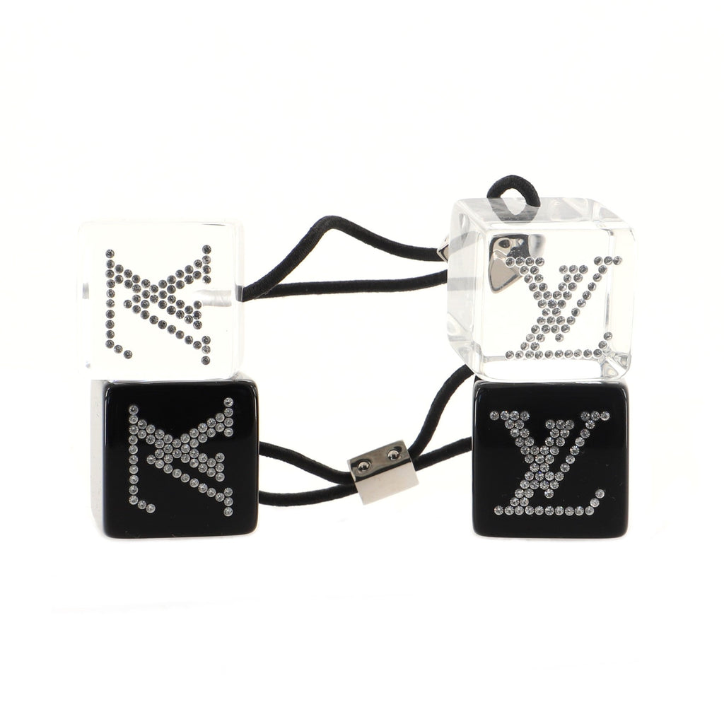 Cube Hair Ties Set Resin with Crystals XS