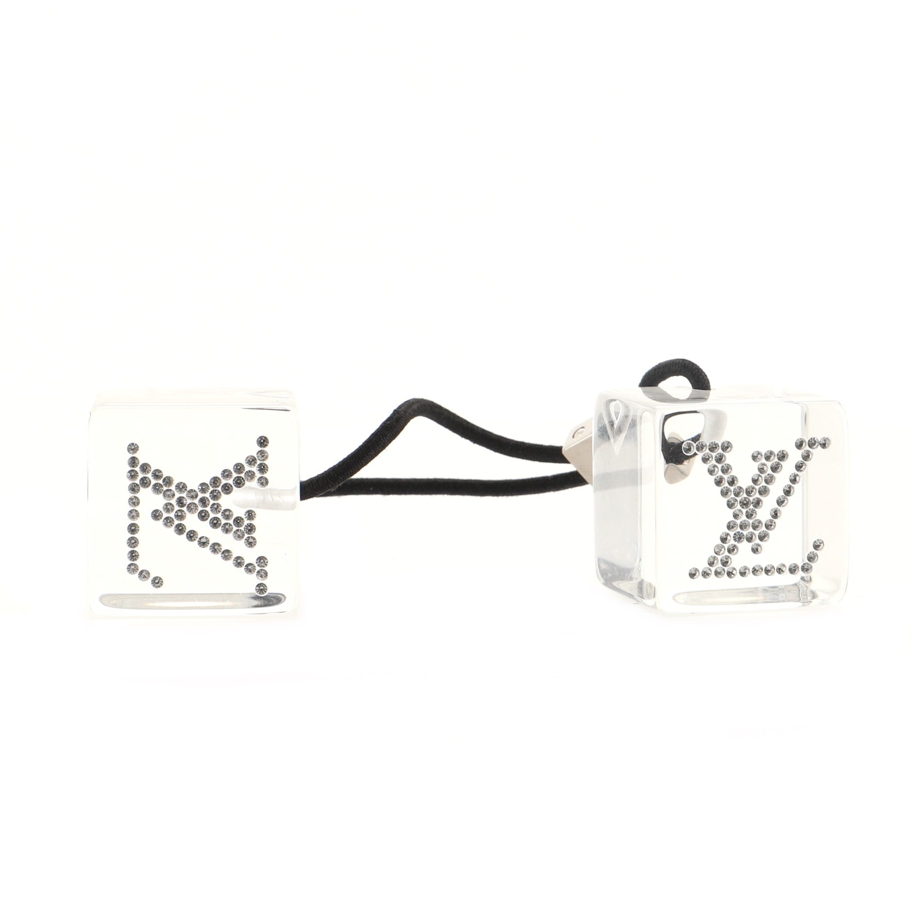 Cube Hair Ties Set Resin with Crystals XS