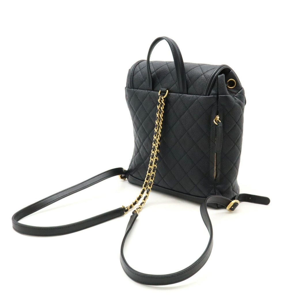 Chanel Caviar Skin CC Filigree Backpack A57090